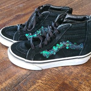 girls sequin vans
